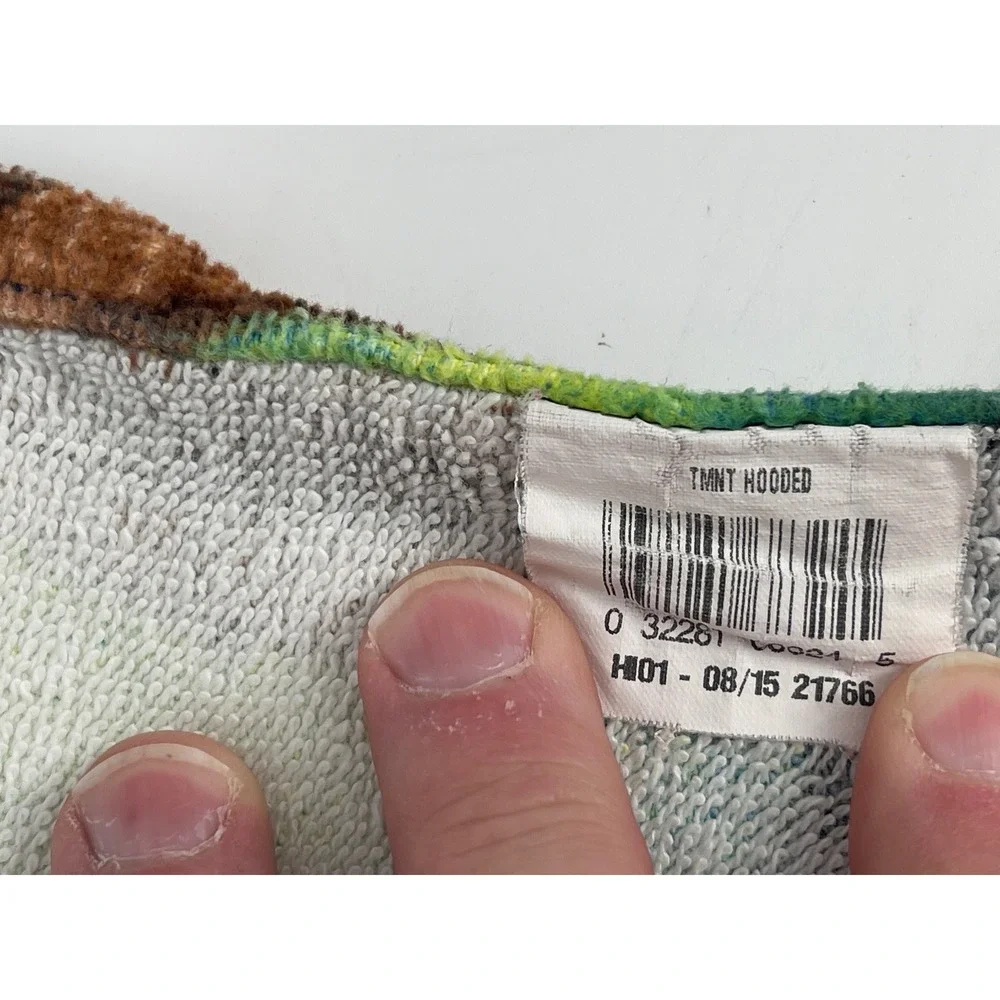 Nickelodeon TMNT Hooded Towel Wrap Team Turtles Boys Blue Green Beach Bath 2015
